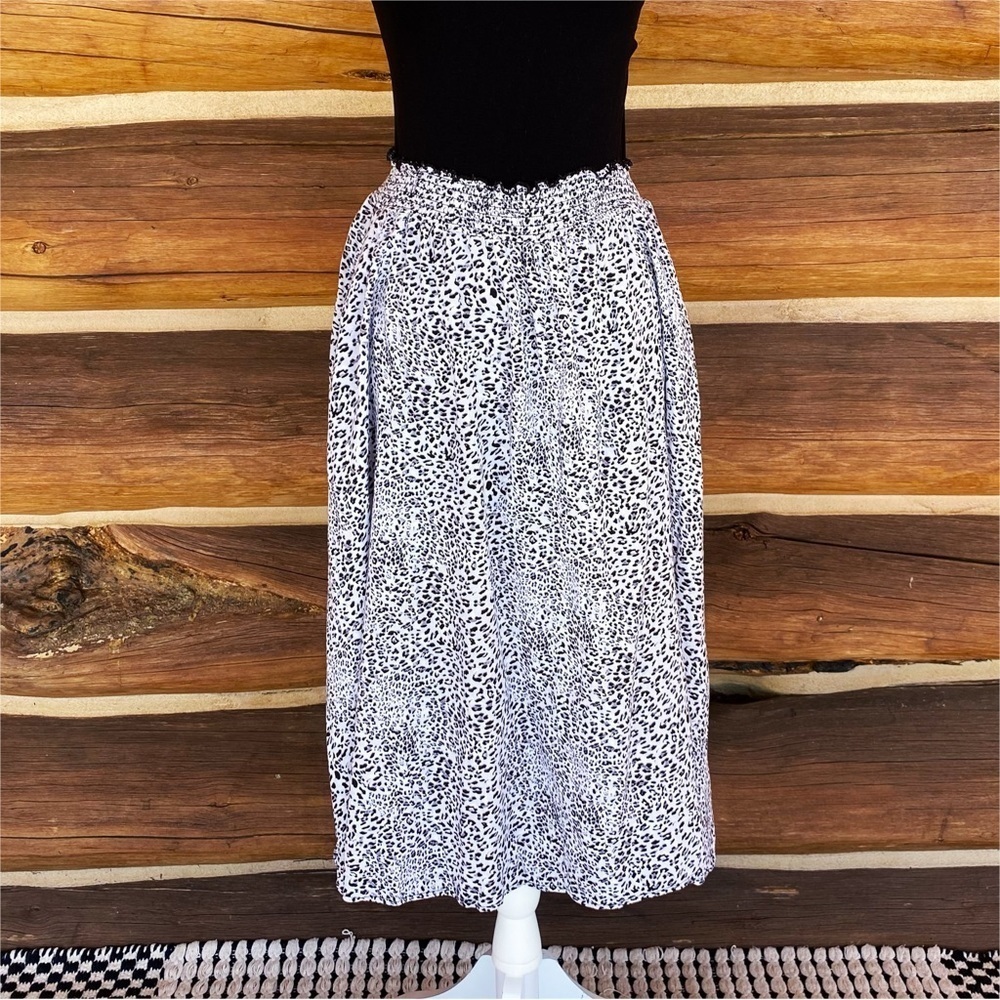 SALE🛍️ KORI Animal Print Maxi Skirt Womens size S